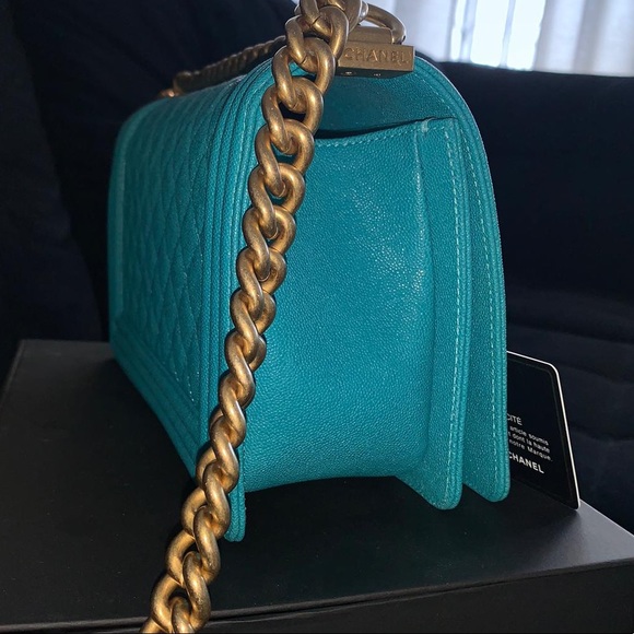 ‼️SOLD‼️ Chanel Boy Flap Bag Quilted Lambskin - Picture 6 of 6